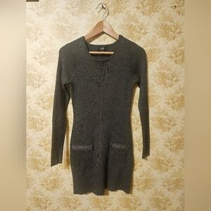 Med AGB Grey Sweater Dress